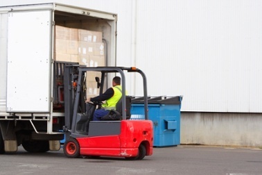 Laoding a truck