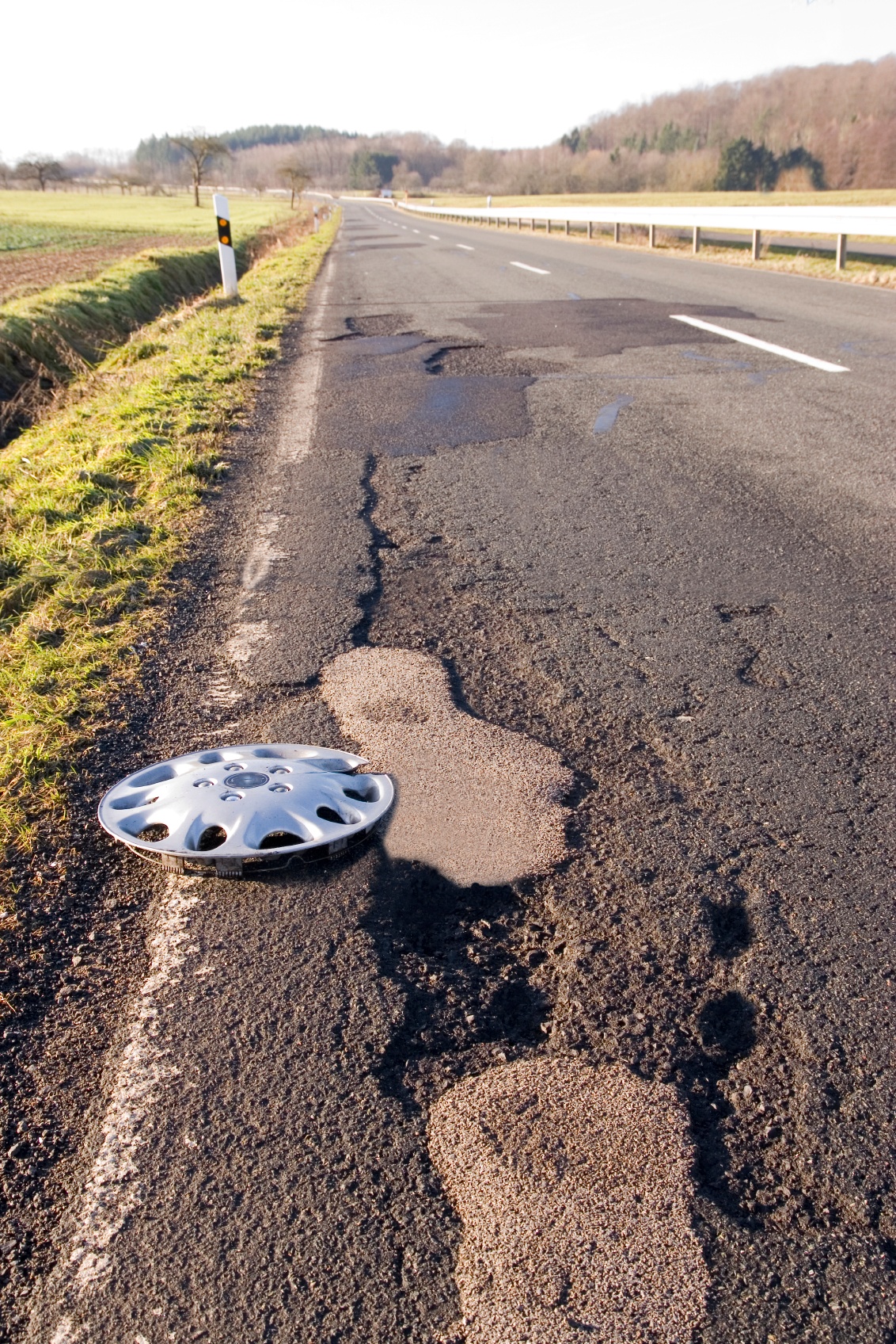 bad road conditions stretch wrapping